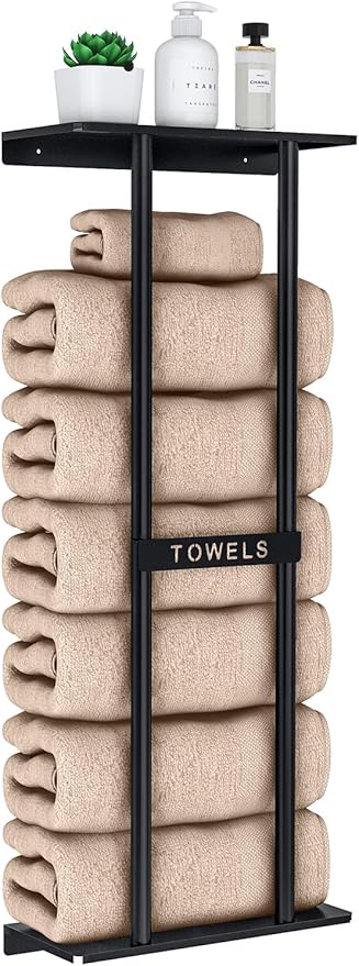 STWWO Towel Racks for Bathroom, Bathroom Towel Storage Wall Mounted 30 inch by STWWO