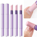 5PCS Cuticle Oil Pusher Pen Set, 2-in-1 Ceramic Cuticle Pushers by FurtherPrettyNail