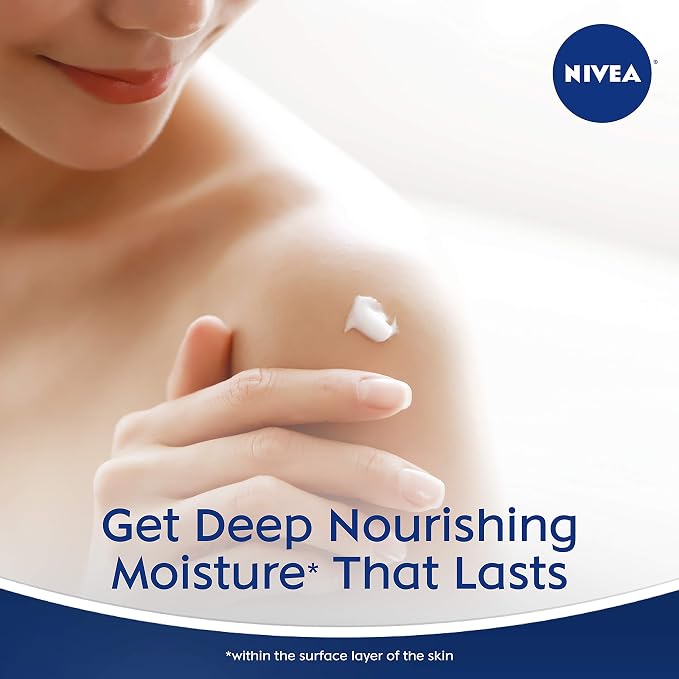 NIVEA Shea Daily Moisture Body Lotion 6.8 fl. oz. Bottle - Image 3