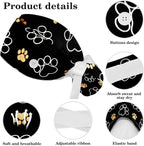 Ethnic Aztec Pattern Adjustable Scrub Cap Hat - Image 4
