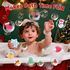 Christmas Bath Bombs Shower Steamers: 6 Pack Handmade Natural Organic Bath Bomb - Image 3