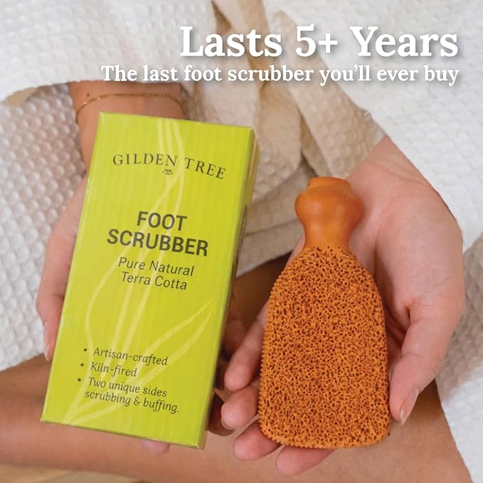 Pumice Stone for Feet Lasts 5+ Years Foot Exfoliator Scrubber Callus Remover - Image 2