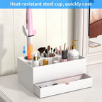 NIUBEE Hair Tool Organizer, Bathroom Countertop Blow Dryer Holder, Vanity Caddy - Image 3