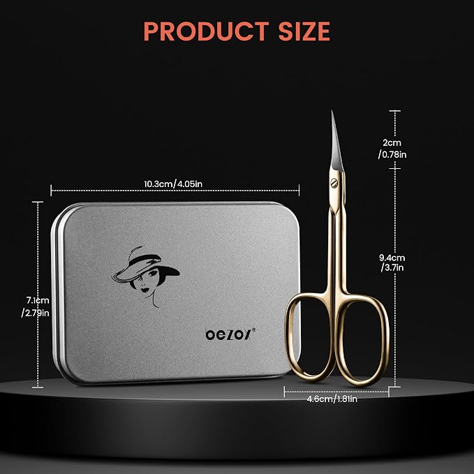 BEZOX Curved Cuticle Scissors - Image 8