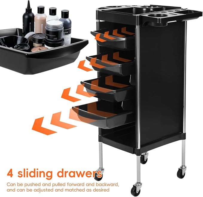Hair Salon Storage Tool Cart Organizer - Image 6