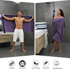 8-Piece Bath Towel Set, 2 Extra Large Bath Towel Sheets, 2 Hand Towels and 4 - Image 4