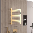 Luxury Heated Towel Rack Wall Mounted Towel Warmers, 10 Bars Towel Warmer Rack - Image 6