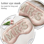 Bride Sleep Mask, Bride Eye Mask, Mrs Satin Bridal Eye Maskes Soft Sleep Maskes - Image 2