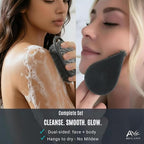 Avilana Premium Body Scrubber and Face Brush Set - Image 5