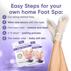 CÉLOR Foot Peeling Mask for Dry Cracked Feet | Foot Mask to Exfoliate Rough - Image 3