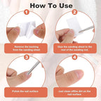 Cuticle Pusher and Cutter Remover, Professional Dual-Ended Stainless Steel Nail - Image 6