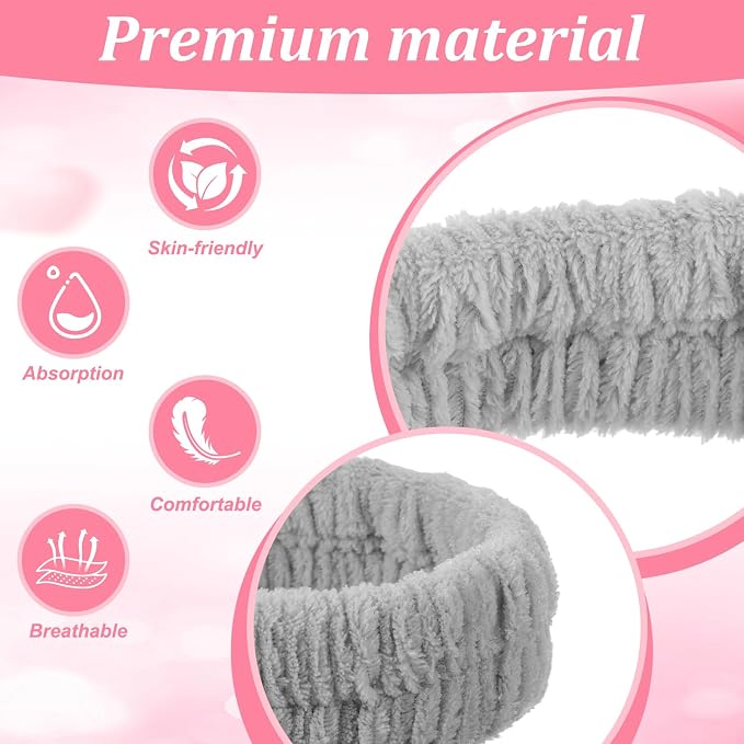 2PCS SPA Headbands, Make Up Headband Hair Headband - Image 3