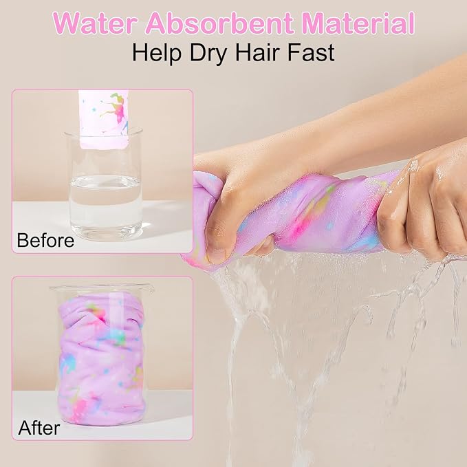 Basumee Microfiber Hair Towel Wrap - Image 2