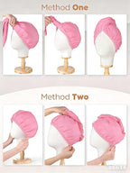 3 Pack Ultra Absorbent Microfiber Hair Towel - Image 5