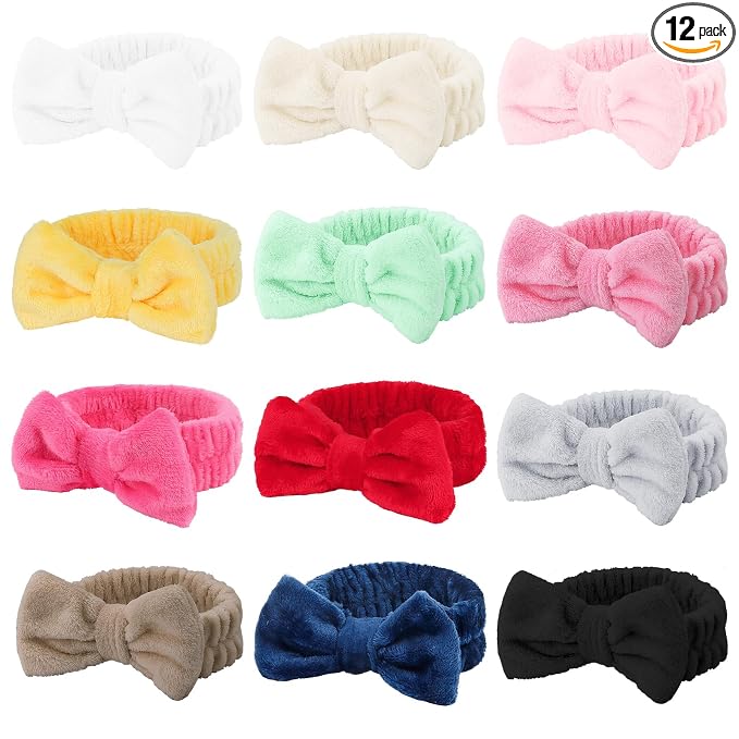 Casoty 12 Pack Skincare Headband by Casoty