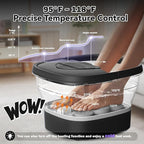 Collapsible Foot Spa with Heat and Remote, Heated Foot Bath Massager with Timer - Image 3