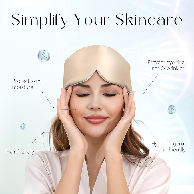 ZIMASILK 100% 22 Momme Mulberry Silk Sleep Mask - Image 3