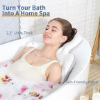 Luxury Bath Cushion, Full Body Bathtub Pillow - Image 4