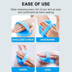 RamPula Silicone Body Scrubber, Silicone Loofah, Quick-Dry Exfoliating Body - Image 5