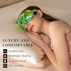 THXSILK Sleep Mask 100% 19 Momme Pure Mulberry Silk Super Smooth Cooling - Image 4