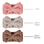 3 Pieces Wash Face Headband Makeup Spa Headband Towel Terry Hair Bands - Image 2