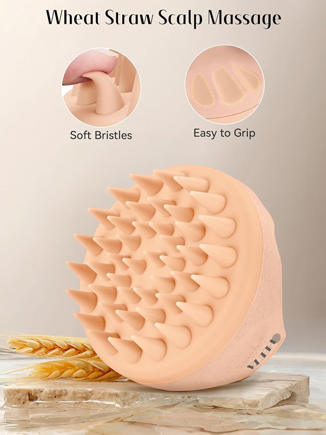 HEETA Silicone Bristles Scalp Scrubber & Massager - Image 3