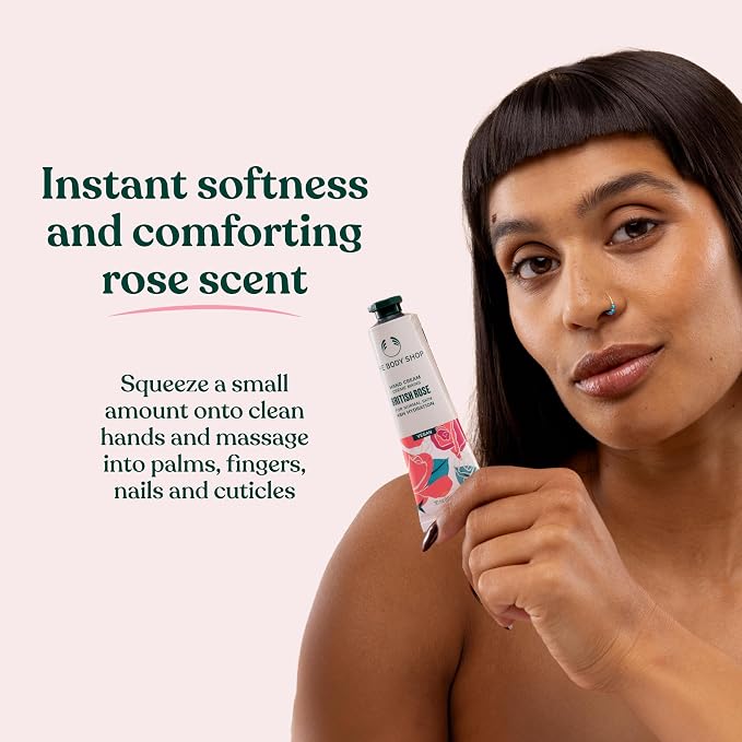 The Body Shop British Rose Hand Cream 30ml - Image 5