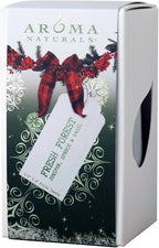 Aroma Naturals Holiday Juniper, Spruce and Basil Essential Oil Pillar Candle - Image 2
