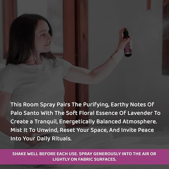 Sacred Element's Palo Santo & Lavender Room Spray | Natural Purifying Mist - Image 5