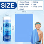SmoothNovelty 2 Pack Swim Chamois Towel Water Absorbent Quick Dry Towel Shammy - Image 2