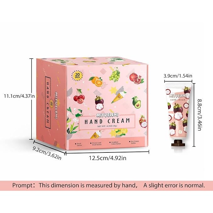 20 Pack Hand Cream Gift Set, Mothers Day Gifts, Moisturizing Hand Lotion - Image 7