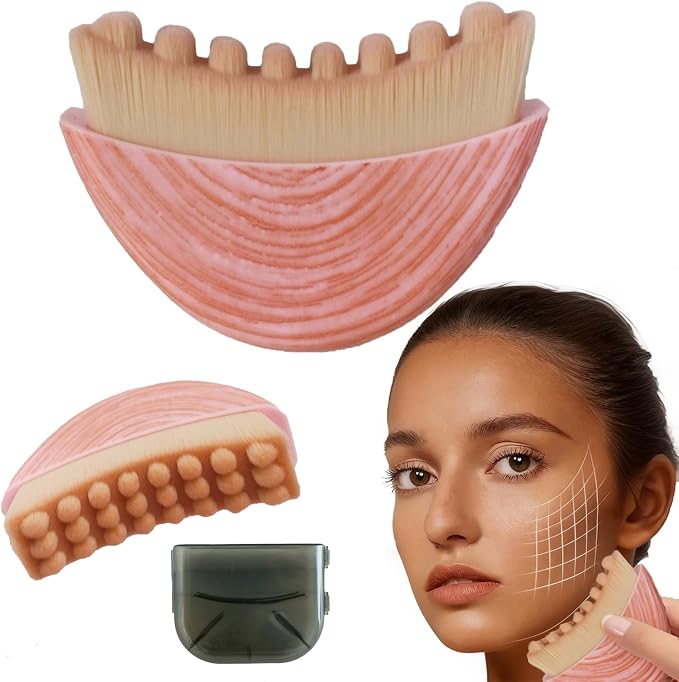 2026 Upgrade Lymphatic Face Brush, 2-in-1 Manual Massager by Unknown