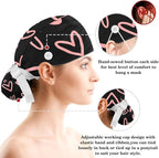 Ethnic Aztec Pattern Adjustable Scrub Cap Hat - Image 3
