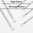 Metal Eyelid Massage Wand for Dry Eyes, Eyelid Roller for Chalazion, Stye & MGD - Image 7