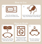 Heated Eye Mask, Moist Warm Compress Microwave - Image 8