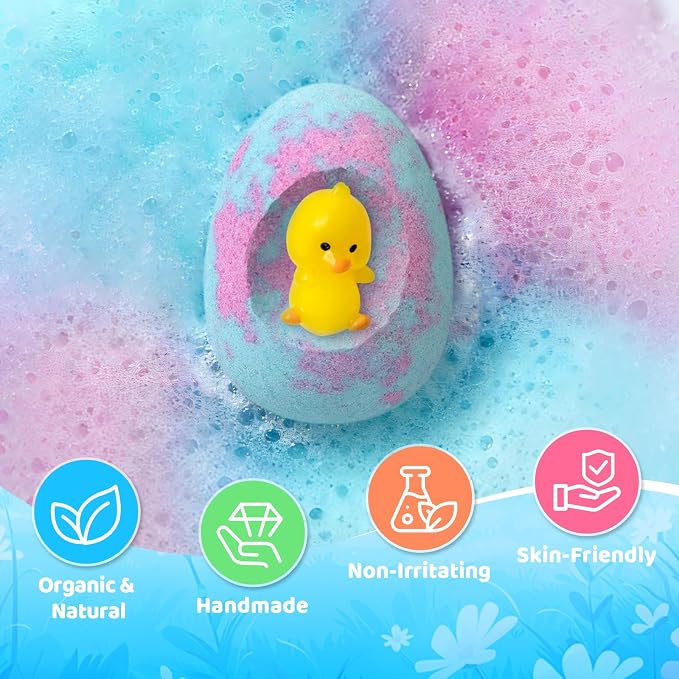 Bath Bombs for Kids with Surprise Inside, 16 Pack Easter Kid Bath Bombs Gift Set - Image 5