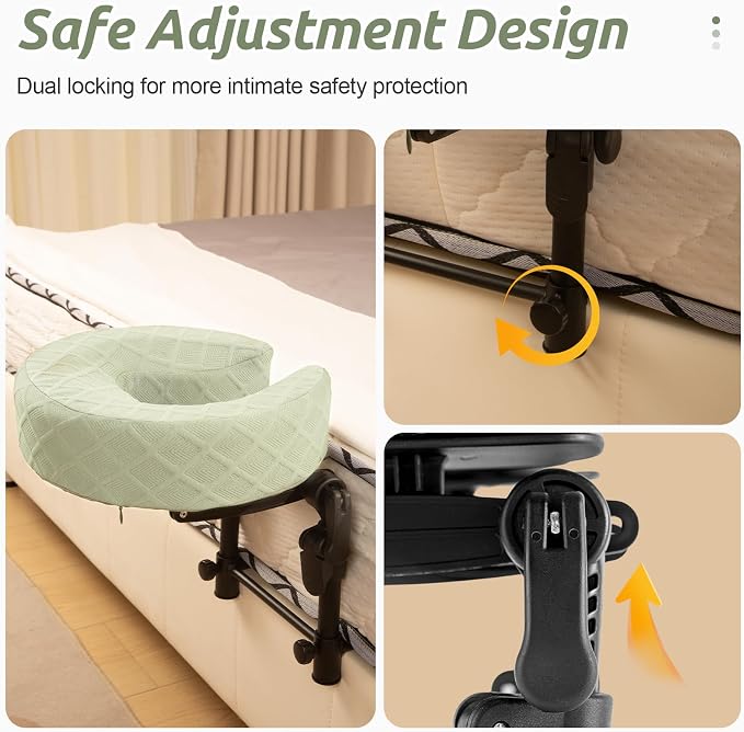 Massage Headrest for Bed, Adjustable Massage Face Cradle at Home, Portable - Image 8