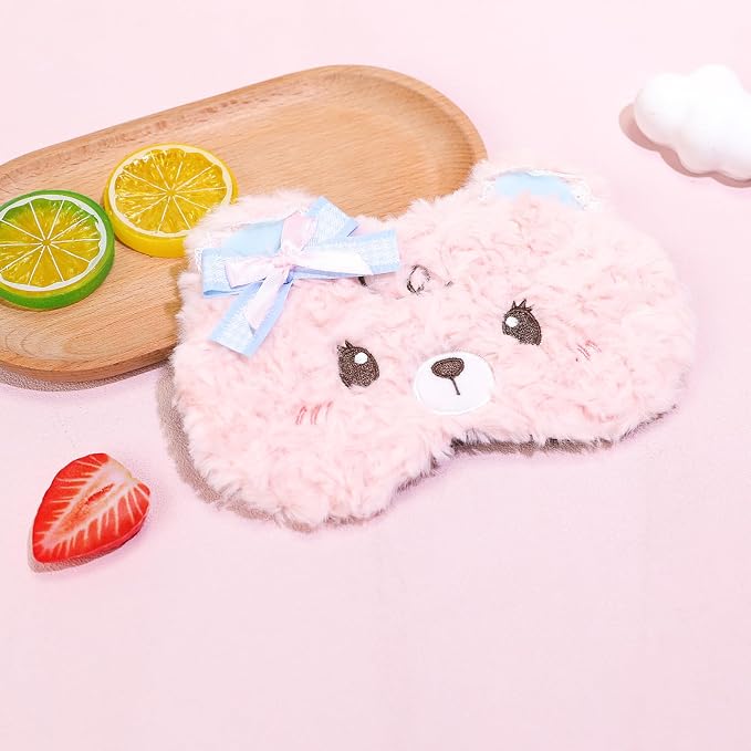 PERFECTSIGHT Sleep Eye Masks, Cute Sleep Eye Cover Lightweight Adjustable - Image 4