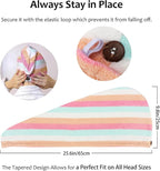 AuroTrends Microfiber Hair Towel 2Pack, Hair Towel Wrap - Image 3