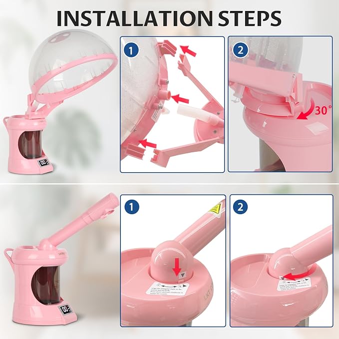 Hair Steamer, 2-in-1 Hair and Facial Steamer - Image 5