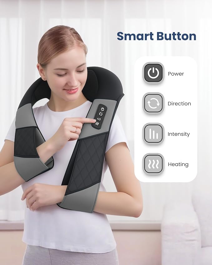 COMFIER Cordless Neck Massager, Shiatsu Shoulder Massager - Image 8