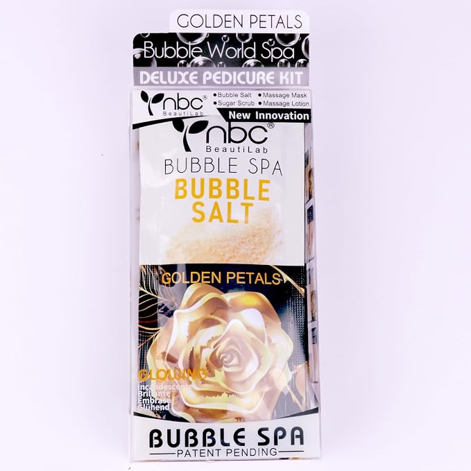 Pedicure Kit Foot Soak Set: Bubble Salt, Sugar Scrub, Massage Mask, Massage - Image 6