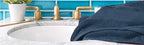 GLAMBURG Premium Cotton 4 Pack Bath Towel Set - Image 5