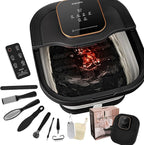 Collapsible Foot Spa Bath with Heat and Massage Roller, Temperature Control by FOFOJ%C3%94Y