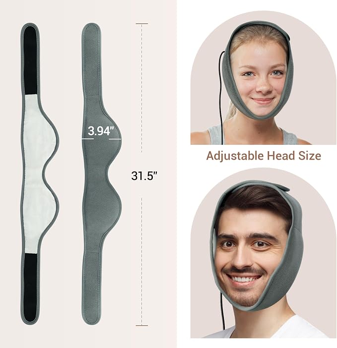 Comfytemp Face Heating Pad for TMJ Relief, Heated Face Mask - Image 4
