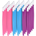 BBTO 30 Pcs Rubber Cuticle Pusher Silicone Cuticle Pusher Small Plastic Handle by BBTO