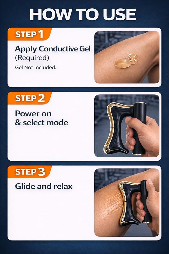 Heated Muscle Scraper Tool, Fascia Release Full Body Contouring Machine - Image 6