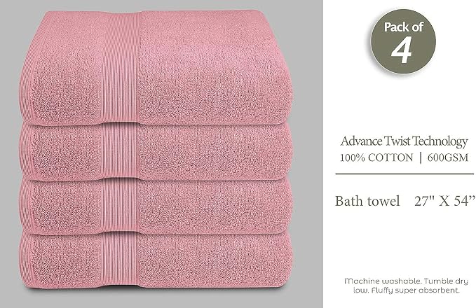 Softolle Luxury Bath Towels Set of 4 | Towels - Image 8