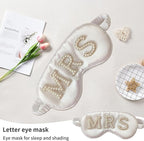 Bride Eye Mask, Pearl Bridal Shower Gifts to Adjust Night Sleep, Sleeping Maskes - Image 2