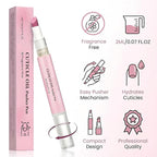Ceramic Cuticle Pusher & Nail Oil Pen, 2-in-1 Nail Care Tool - Image 2